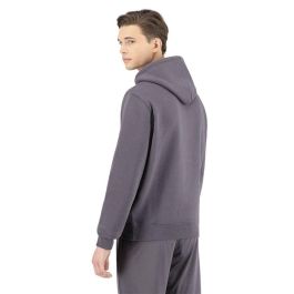 Sudadera con Capucha Hombre Champion Script Logo Print Gris claro