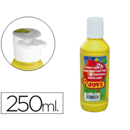 Jovi Témpera Líquida Amarillo Base Agua 250ml, Alto Poder Cubriente, Secado Rápido, Colores Intensos Precio: 2.50000036. SKU: B15QMVRW6R
