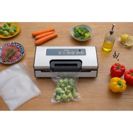 Laica Máquina de Vacío 20 l/min con Doble Barra de Sellado, Potencia Regulable e Incluye 2 Rollos 28 x 600 cm