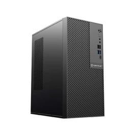 Unykach Numen Caja Ordenador Micro ATX Negra, 2 Puertos USB 3.0, 1 USB Type-C, 1x 3.5" y 1x 2.5" Bahías Internas