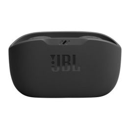 JBL Wave Buds Auriculares True Wireless Negros con Deep Bass y 32h de Batería, Resistentes a Salpicaduras y Polvo