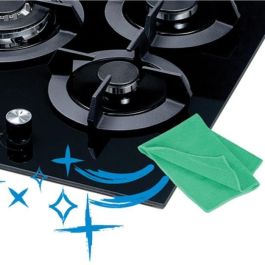 Placa de gas BEKO - 3 fuegos + 1 doble anillo - 60 cm - HILW6121SB