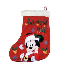 Calcetin papa noel 42cm mickey mouse "happy smiles" Calcetin papa noel 42cm mickey mouse "happy smiles"
