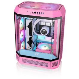 Thermaltake CT140 EX ARGB Ventilador PC 140mm Sync Rosa (3 Pack) - Refrigeración Iluminación Multi 500-1800 RPM