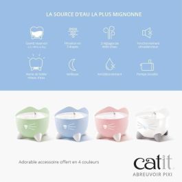 Fuente de agua automática para gatos CAT IT - 2,5 L - Blanco Fuente de agua automática para gatos CAT IT - 2,5 L - Blanco