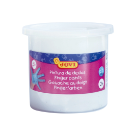 Jovi Estuche 5 Botes Pintura De Dedos 125 mL Blanco