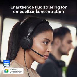 Jabra Evolve2 40 SE Auriculares USB C/A UC Stereo para Llamadas y Música