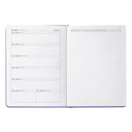 Agenda Escolar Antartik 25-26 Encuadernada Go! Simil Piel Morado Semana Vista A5 Bilingüe Papel Fsc 80 gr Agenda Escolar Antartik 25-26 Encuadernada Go! Simil Piel Morado Semana Vista A5 Bilingüe Papel Fsc 80 gr