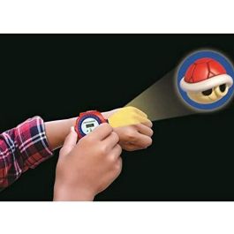 Lexibook Dmw050Ni Reloj Digital Mario Kart con Proyector de Imágenes, Mensajes y Pulsera Ajustable para Niños +3 Años