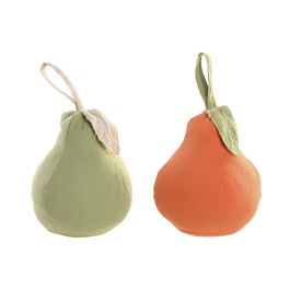 DKD Home Decor Sujetapuertas Shabby Naranja Verde Poliéster 16 x 18 x 17 cm (6 Unidades) Precio: 40.49999954. SKU: B183X93G2G