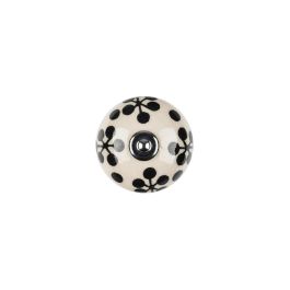 Rei Pomos redondos para mueble mod. e506, 4 unid., metal-porcelana, acabado flor azul, Ø40mm Rei Pomos redondos para mueble mod. e506, 4 unid., metal-porcelana, acabado flor azul, Ø40mm