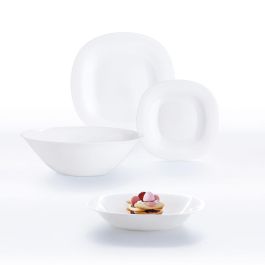 Plato de Postre Luminarc Carine Blanco Vidrio (19 cm) (24 Unidades)