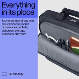 HP Everyday Bolso para Portátil de 14 pulgadas Fabricado con Materiales Reciclados, para Uso Diario y Protección