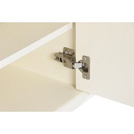 DKD Home Decor Mueble TV Moderno Blanco 160 x 50 x 37 cm 4 Puertas MDF
