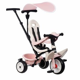 Smoby SMO7600741404 Triciclo de Paseo para Bebés Rosa Smoby SMO7600741404 Triciclo de Paseo para Bebés Rosa