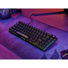 Teclado gaming óptico y mecánico - CORSAIR - K65 PRO MINI - Retroiluminación LED RGB - Interruptores CORSAIR OPX - Negro Teclado gaming óptico y mecánico - CORSAIR - K65 PRO MINI - Retroiluminación LED RGB - Interruptores CORSAIR OPX - Negro