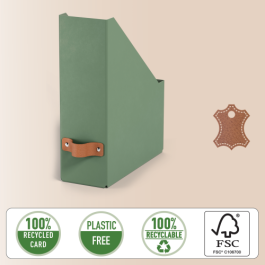 Leitz Revisteros de Cartón A4 Color Verde PACK 2 Referencia 24710050