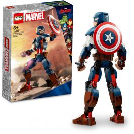 LEGO Capitán América Marvel Super Heroes Figura para Construir 310 Piezas