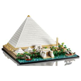 LEGO 21058 Architecture La Gran Pirámide de Giza, modelo de hobby creativo para construir, monumento mundial y decoración