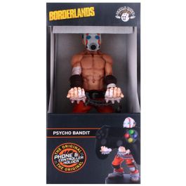 Cable Guy Soporte Figura Psycho Borderlands 21cm - Compatible con mandos PlayStation, Xbox y smartphones