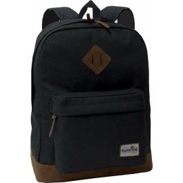 Mochila americana ranking negra con compartimento portalaptop. 42 x 30 x 14 cm. Precio: 17.5692. SKU: B1DVZKD2GG