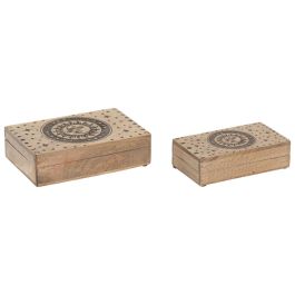 DKD Home Decor Joyero Marron Mango Astros 18 x 9 x 25.5 cm Set de 2 Precio: 15.49999957. SKU: B18VHSYDTJ