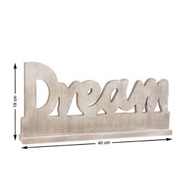 Elemento Decorativo Madera Dream 40x5x19 cm - Decoración para Habitaciones o Salones