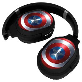 ERT GROUP Auriculares Inalambricos Capitan America Marvel Bluetooth 5.0 8h Reproduccion Microfono HD