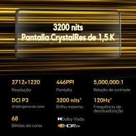 Xiaomi POCO X7 Pro 5G 256GB Negro/Amarillo - Móvil 12GB RAM, Cámara 50MP OIS, Batería 6000mAh HyperCharge 90W, Pantalla AMOLED 1.5K 120Hz IP68