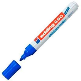Edding Rotulador para pizarra blanca 660 azul, punta redonda 1,5-3 mm, tinta casi inodora, recargable, no se seca Precio: 10.50000006. SKU: S8421323
