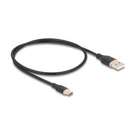 DeLOCK 81225 Cable USB 2.0 USB-A Macho a USB-C Macho 0.5 Metros, Color Negro, 0.48 Gbit/s, 3A Precio: 29.49999965. SKU: B12L9TAYKP