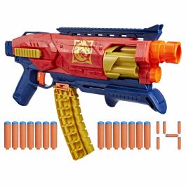 Nerf HASG17594N0 Lanzador Loadout Shadowspeed Recon con tambor giratorio de 6 dardos, incluye 14 dardos Nerf N1 y almacenamiento