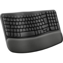 Logitech Teclado Ergonómico Wave Keys Inalámbrico Bluetooth/Logi Bolt