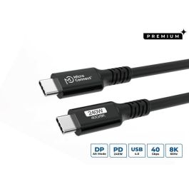 MicroConnect Cable USB-C Premium de 3m, 240W, 40Gbps USB4 Gen 3x2, Carga Rápida, Vídeo 8K Ultra HD Precio: 44.89000054. SKU: B18JF7C9JS