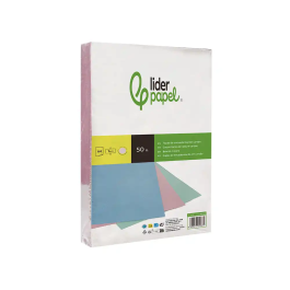 Liderpapel Tapa Encuadernacion Carton A4 1 mm Rosa Paquete de 50 Unidades