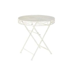 Mesa Comedor Terraza Y Jardin DKD Home Decor Blanco 70 x 73 x 70 cm Precio: 73.50000042. SKU: B1C9HYBWXM