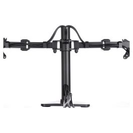 iiyama DS1002D-B1 Soporte de Mesa para 2 Pantallas, Ajuste de Altura, 10 kg por Pantalla, VESA 100x100/75x75 mm, Para Pantallas 10''-30'', Negro