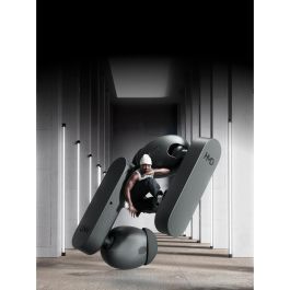 HMD Amped Buds Auriculares Inalámbricos con Cancelación de Ruido Activa, IP54/IPX4, Negro