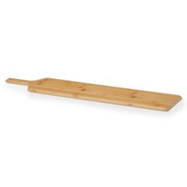 Tabla de bambú para aperitivos con mango - 65x14x1.5 cm - Kinvara (6 Unidades) Tabla de bambú para aperitivos con mango - 65x14x1.5 cm - Kinvara (6 Unidades)