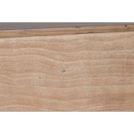 DKD Home Decor Buffet Moderno Mueble de Salón de Acacia y Metal Natural 175x45x80 cm con 3 Puertas y 3 Estanterías