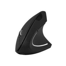 Subblim Ratón Glide Vertical Ergo Dual Inalámbrico Bluetooth 5.2, 1600 DPI, Silent Click, Batería Recargable USB-C, Negro - SUBMO-EDGVW01