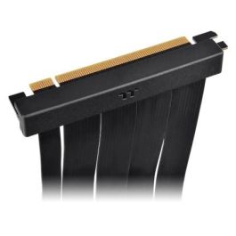 Thermaltake PCI-E 4.0 x 16 Dual 90 Degree Riser Cable 130mm Adaptador Negro