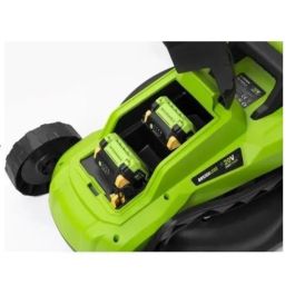 Fieldmann FIE8590669303816 Cortacésped Inalámbrico 20V, Corte 33 cm, Altura Máxima 65 mm (Sin Batería/Cargador)