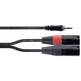 Cable Y Mini-Jack Estéreo / 2 Xlr Macho De 3 M Precio: 13.50000025. SKU: B18FYV9HS5