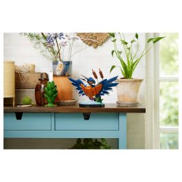 Lego 10331 Icons Kingfisher (Kungsfiskare) Fauna 2024 V29 - Set de construcción de kungsfiskare para adultos con soporte de exhibición