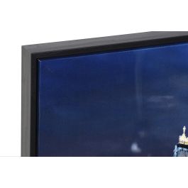 DKD Home Decor Cuadro Decorativo Mural Estilo Loft Londres Multicolor de Lienzo y PS 60x90x2.5 cm Pack de 2 Unidades