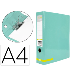Liderpapel Archivador de Palanca System A4 Color Menta, Lomo 80 mm Precio: 3.50000002. SKU: B16WMAETEZ