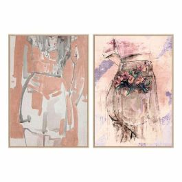 Cuadro Scandi DKD Home Decor Rosa 4.5 x 123 x 83 cm (2 Unidades) Precio: 114.79000049. SKU: S3017968