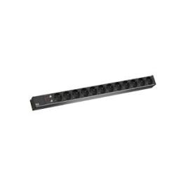 Bachmann 800.2334 PDU Aluminio 1U, 12 Salidas Schuko (Tipo F), Cable 2m, 230V 16A, Protección Sobretensión, Para Rack Interior, Color Gris Precio: 124.50000002. SKU: B1585KGMLN
