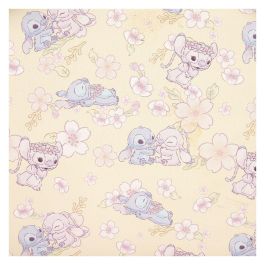 Loungefly Mochila Stitch Cherry Blossom Disney 26cm Piel Vegana Correas Ajustables